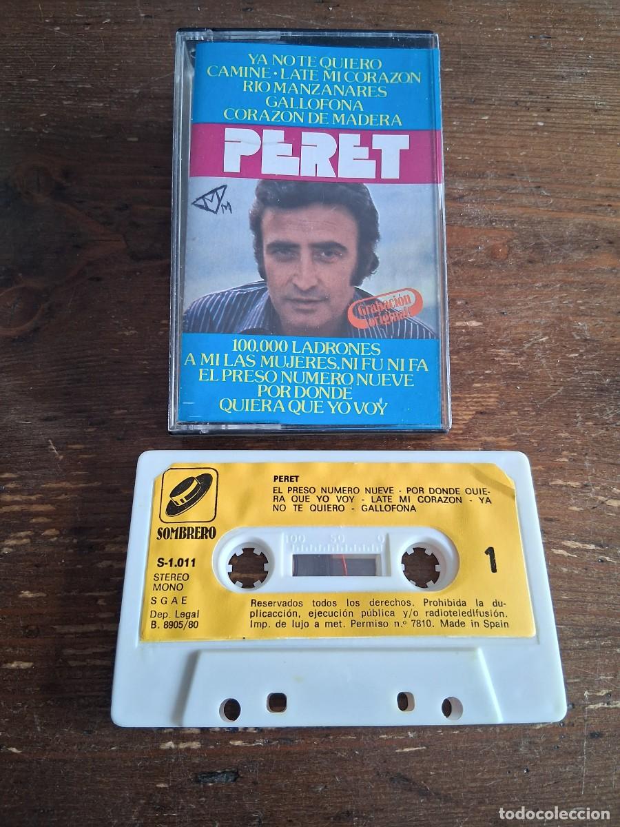 Casetes antiguos: Casete cinta de m&uacute;sica Peret Grabaci&oacute;n original 100.000 ladrones El preso n&uacute;mero nueve