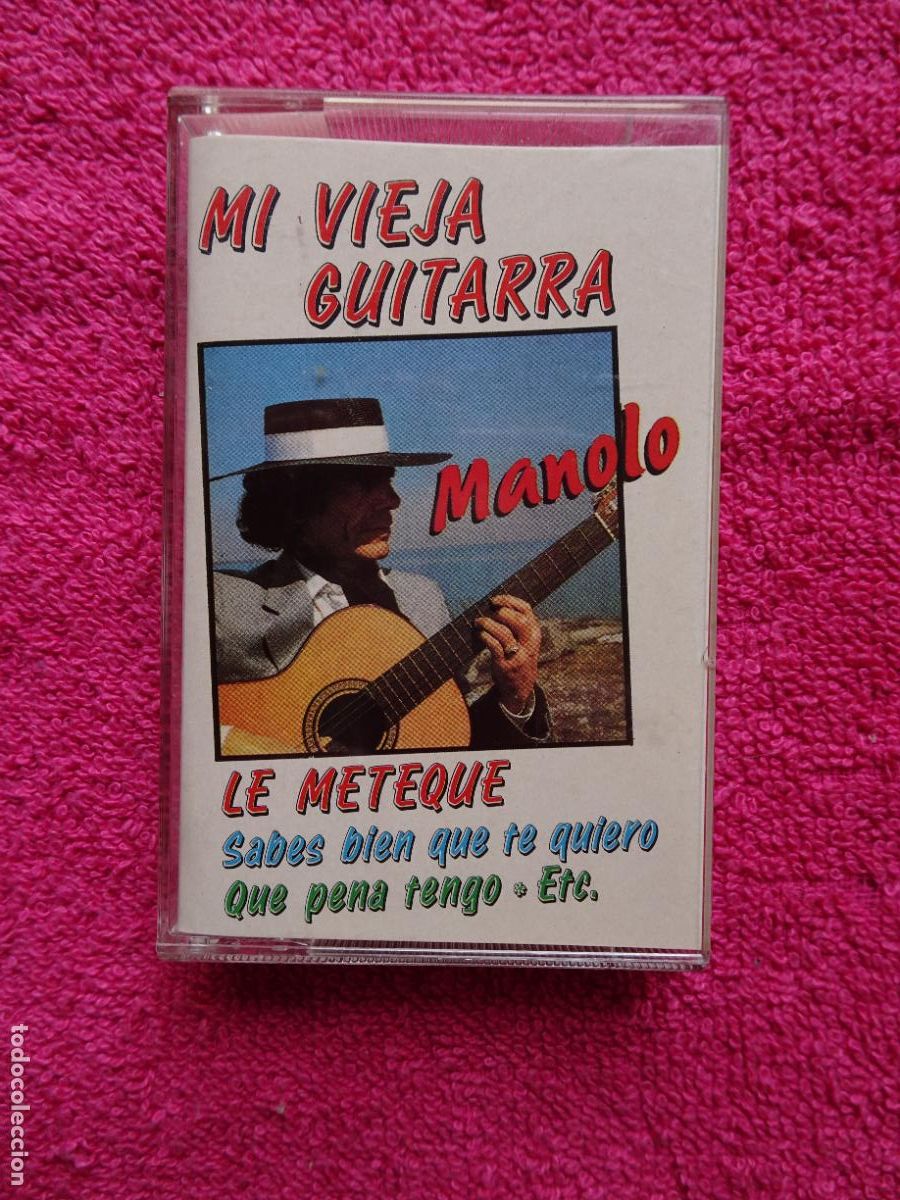 Casetes antiguos: manolo mi vieja guitarra 1990 jercar casette espa&ntilde;a