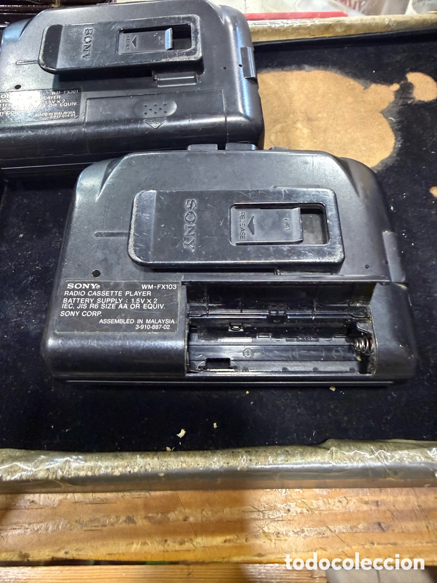 Casetes antiguos: Lote de 2 walkman sony - Foto 9