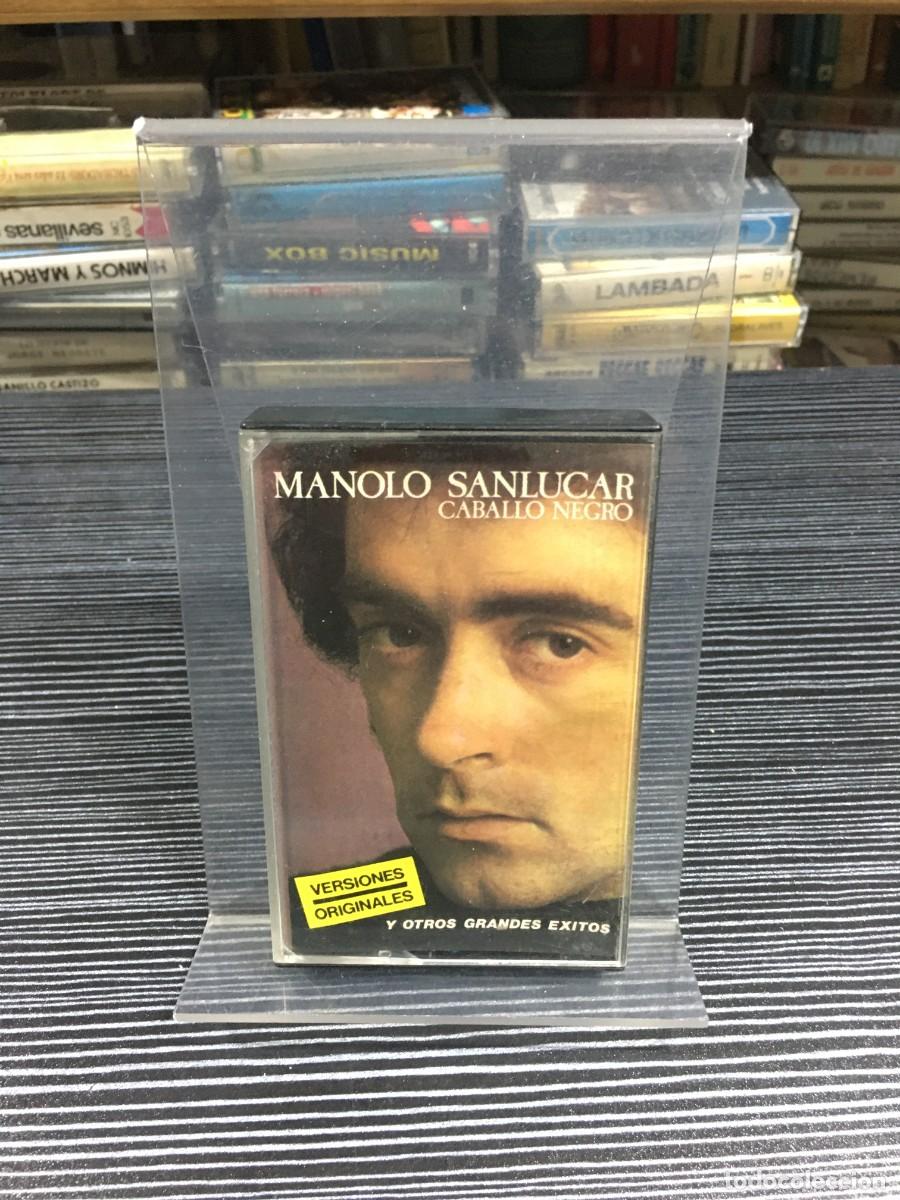Casetes antiguos: Caballo Negro &ndash; Manolo Sanl&uacute;car &ndash; Versiones Originales