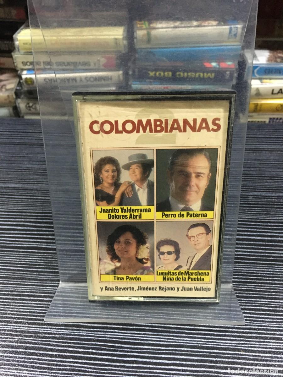 Casetes antiguos: Colombianas 2 Juanito Valderrama, Dolores Abril, Perro de Paterna, Tina Pav&oacute;n, y otros.