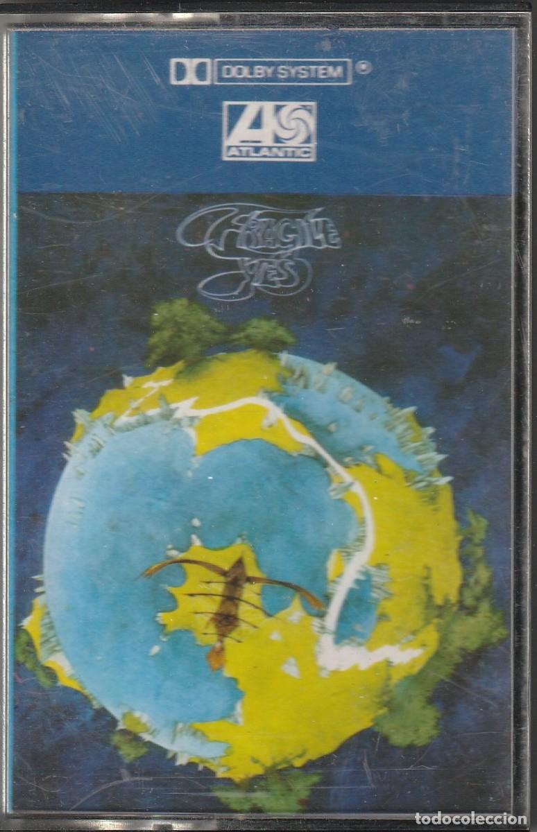 Casetes antiguos: YES - FRAGILE (CASSETTE ATLANTIC-HISPAVOX 1975 ESPA&Ntilde;A) PROBADA
