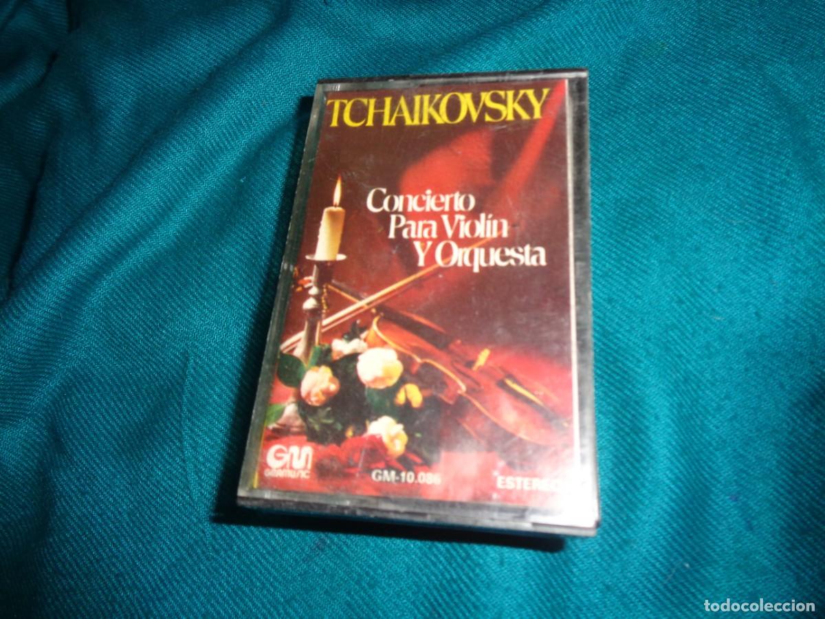 Casetes antiguos: TCHAIKOVSKY. CONCIENTO PARA VIOLIN Y ORQUESTA. GRAMUSIC, 1973. CASETE
