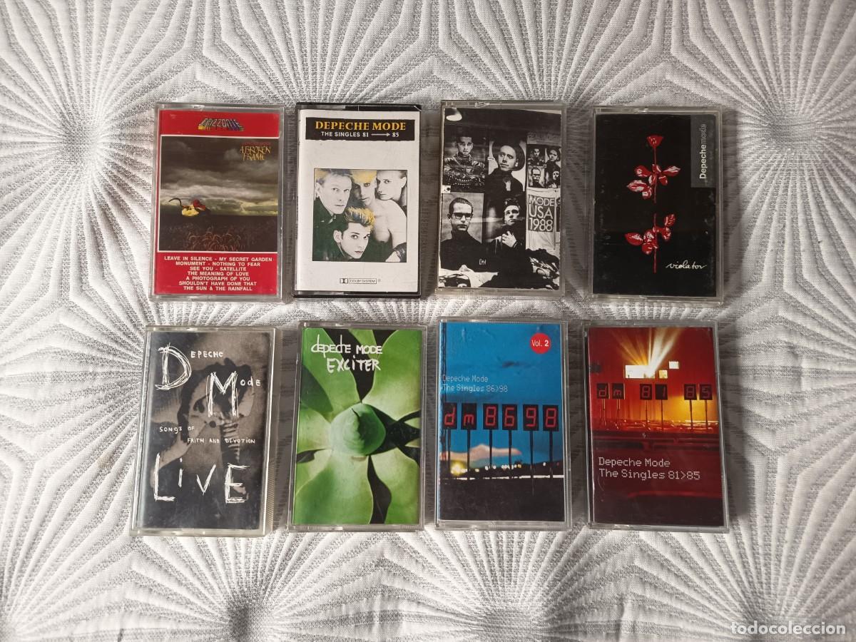 Casetes antiguos: depeche mode - lote de 8 cassettes.