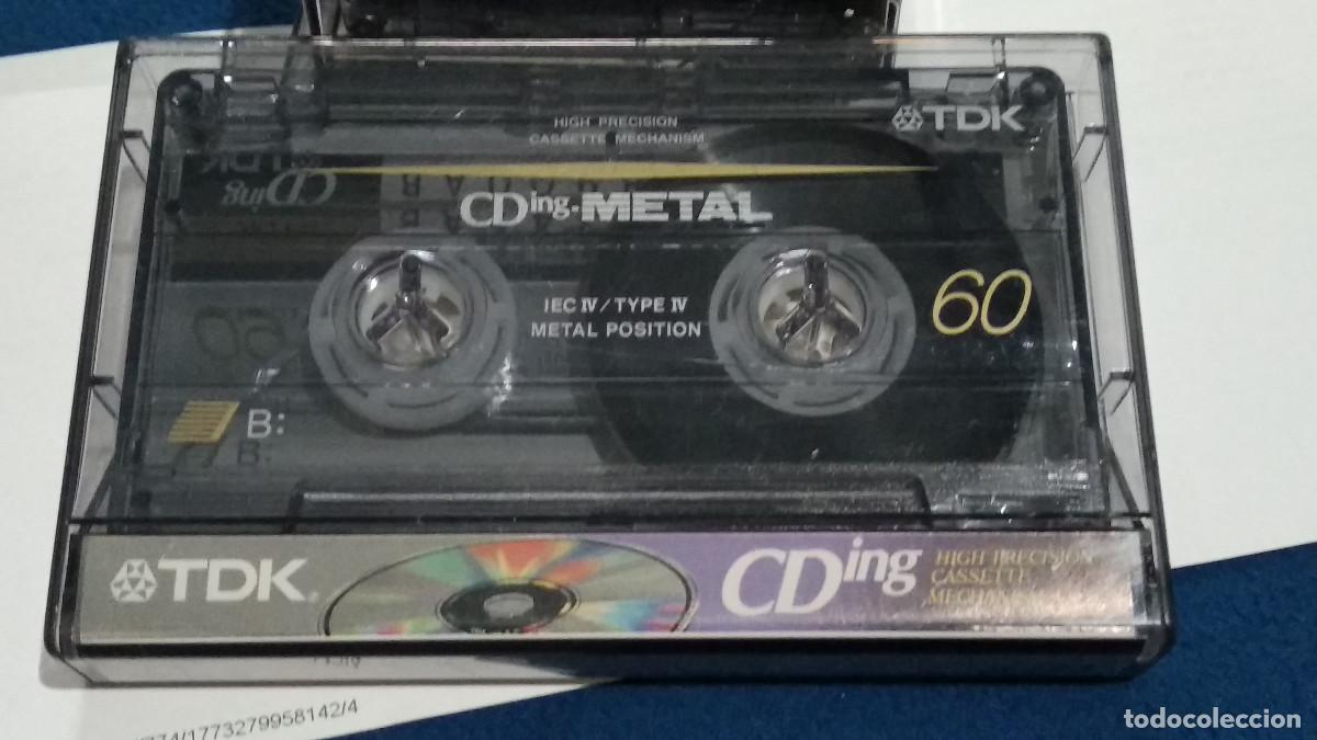 Casetes antiguos: TDK CDing-IV Metal Position Type IV - CASETE CINTA CASSETTE - PARA GRABAR O ESCUCHAR - VER FOTOS