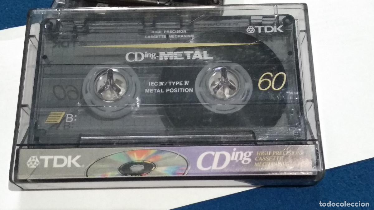 Casetes antiguos: TDK CDing-IV Metal Position Type IV - CASETE CINTA CASSETTE - PARA GRABAR O ESCUCHAR - VER FOTOS