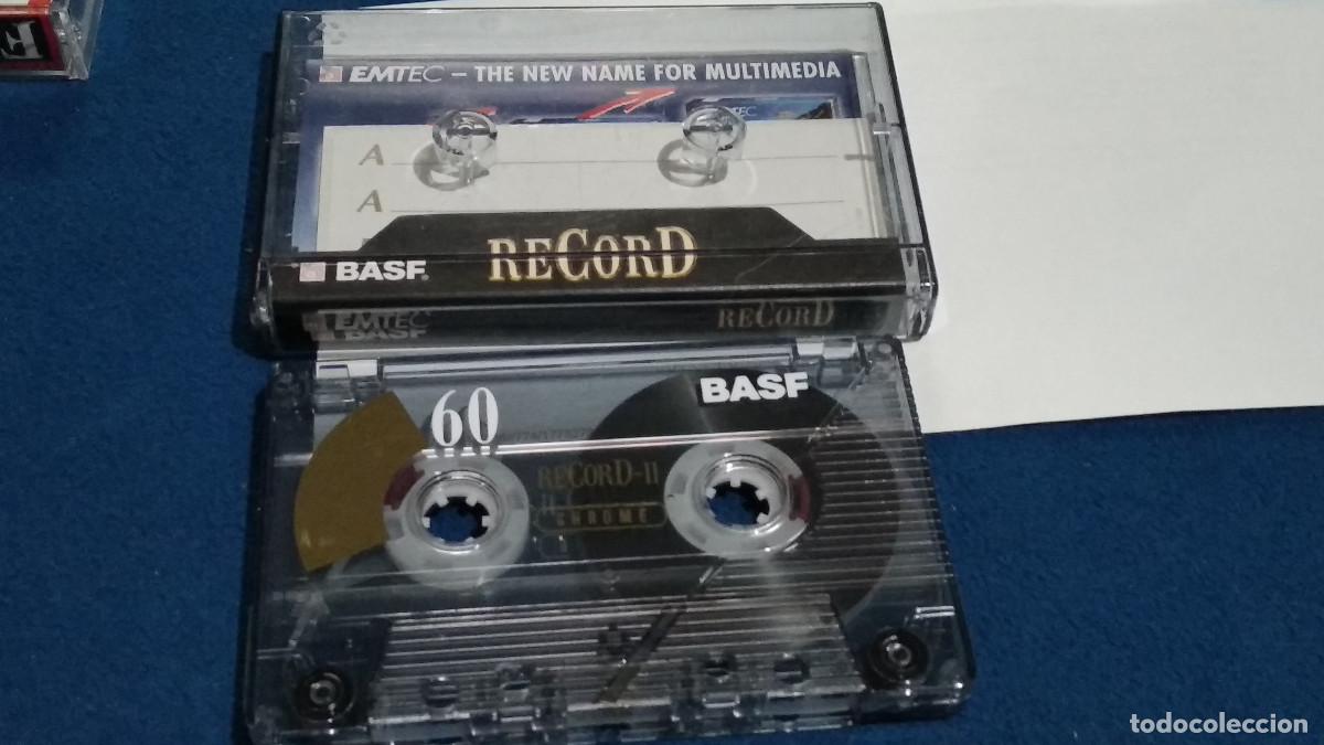 Casetes antiguos: CASETE CINTA CASSETTE - BASF CHROME RECORD II 60 - CON M&Uacute;SICA PARA OIR, REGRABAR.