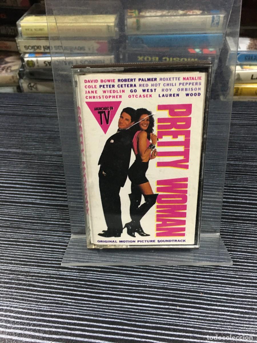 Casetes antiguos: Pretty Woman (Original Motion Picture Soundtrack) Varios Artistas (David Bowie, Roxette, etc.)