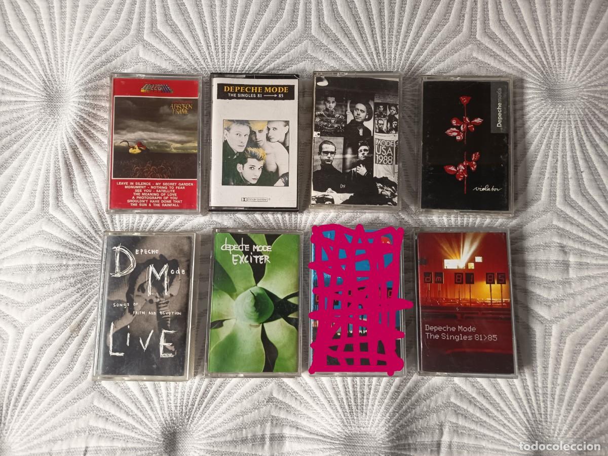 Cassetes antigas: depeche mode - lote de 7 cassettes.