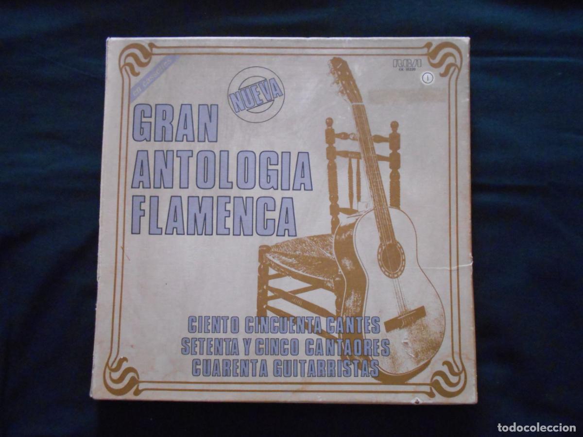 Casetes antiguos: GRAN ANTOLOGIA FLAMENCA - CONTINE 10 CASETES Y LIBRETO