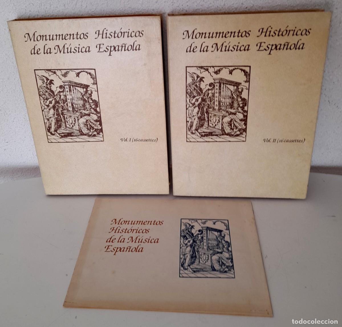 Casetes antiguos: Colecci&oacute;n COMPLETA 32 cassettes Monumentos Hist&oacute;ricos M&uacute;sica Espa&ntilde;ola Ministerio Educaci&oacute;n Ciencia