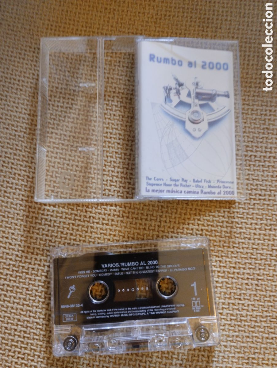 Casetes antiguos: Cinta casete Rumbo al 2000 - Foto 2