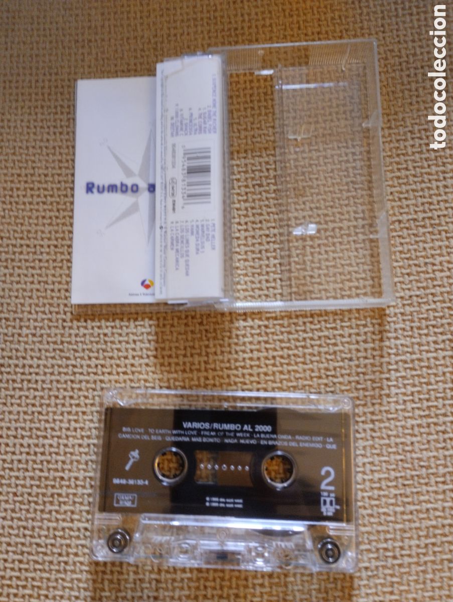 Casetes antiguos: Cinta casete Rumbo al 2000 - Foto 3