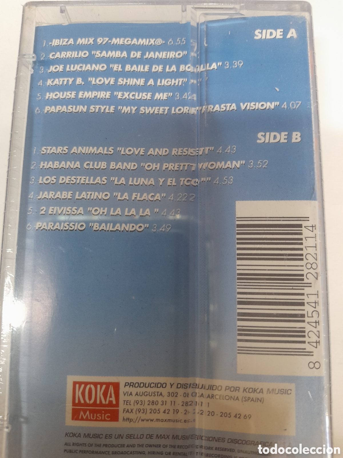 Casetes antiguos: IBIZA MIX 97. LO MAX DE IBIZA. - Foto 2