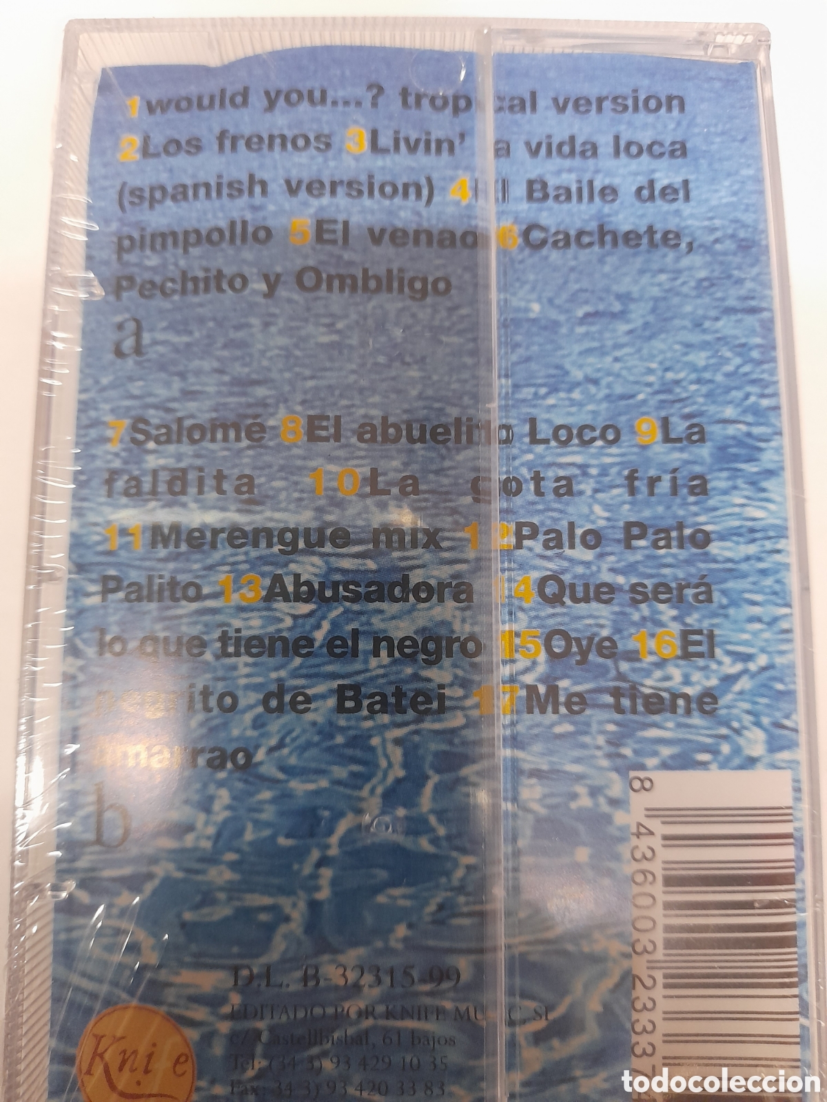 Casetes antiguos: MERENGUE MIX. 17 Temas - Foto 2