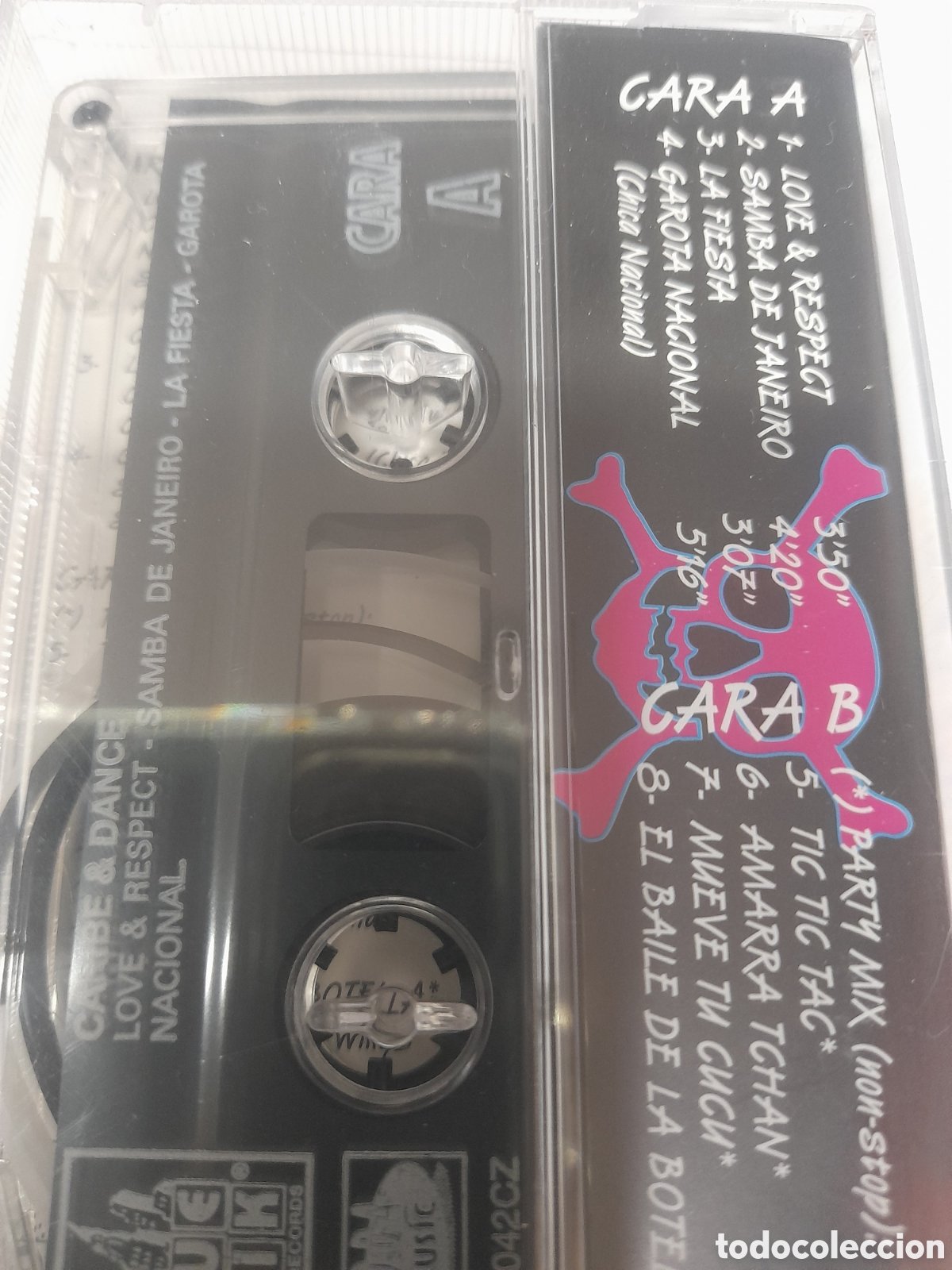 Casetes antiguos: CARIBE & DANCE. LOVE & RESPECT - Foto 2