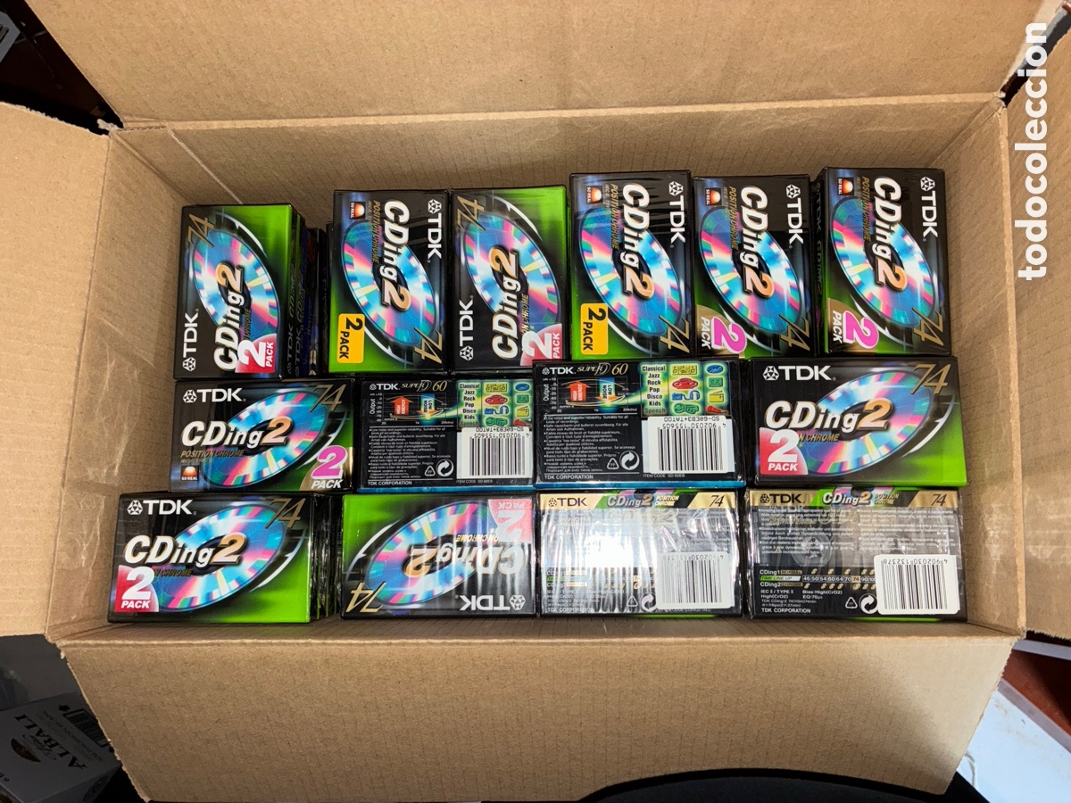 Casetes antiguos: 170 cintas cassette de 74 varias marcas