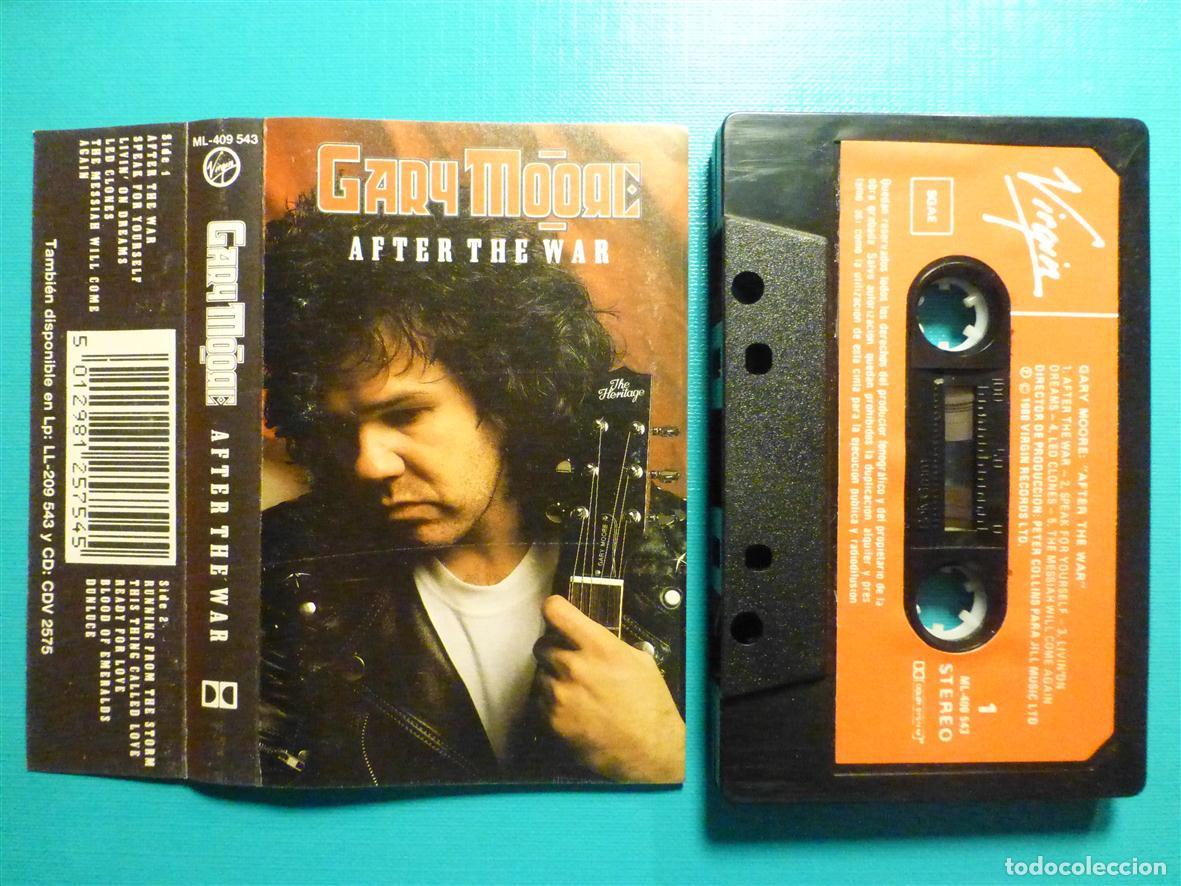 Casetes antiguos: Cinta Cassette - Casete - Gary Moore - After the War - Virgin 1988 -