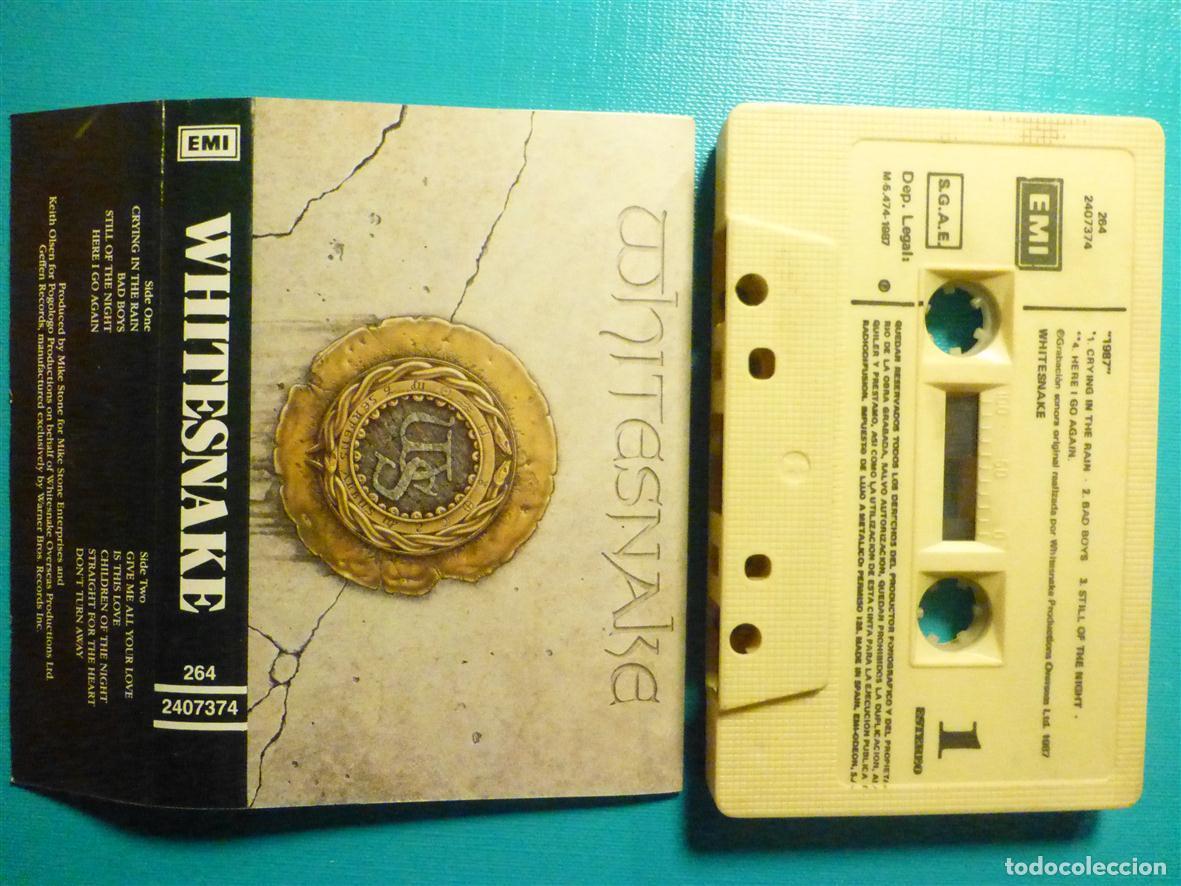 Casetes antiguos: Cinta Cassette - Casete - Whitesnake 1987 - Emi - Rock Duro, Heavy Metal