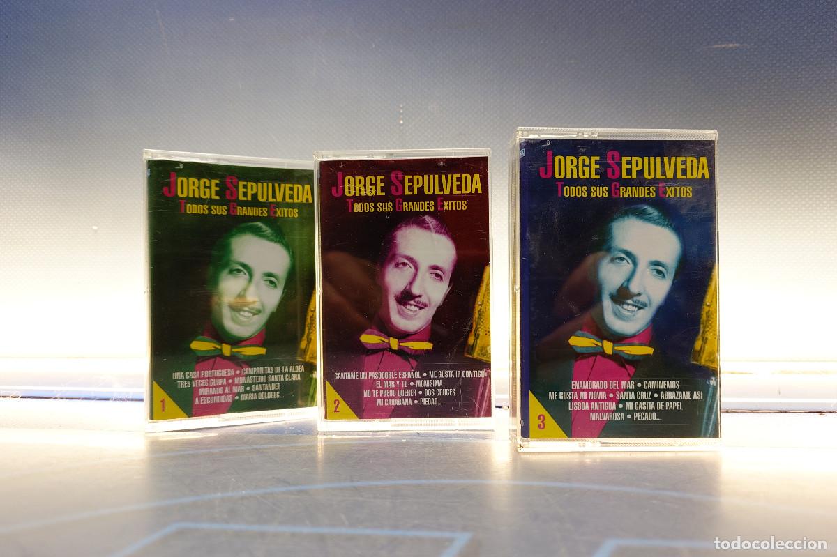 Casetes antiguos: 3 Casetes Jorge Sep&uacute;lveda Grandes &Eacute;xitos