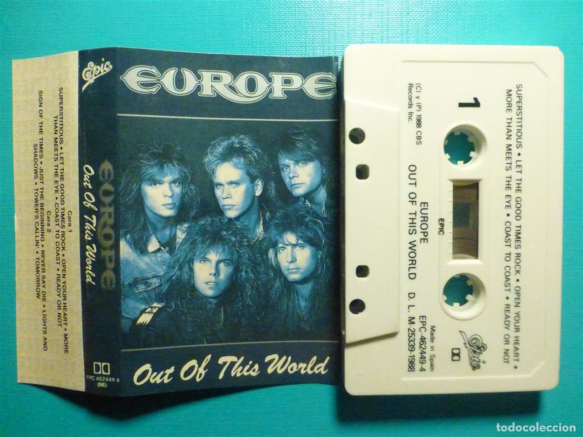 Casetes antiguos: Cinta Cassette, Casete - Europe - Out of this World - Epic 1988 - Heavy Metal _ Rock Duro