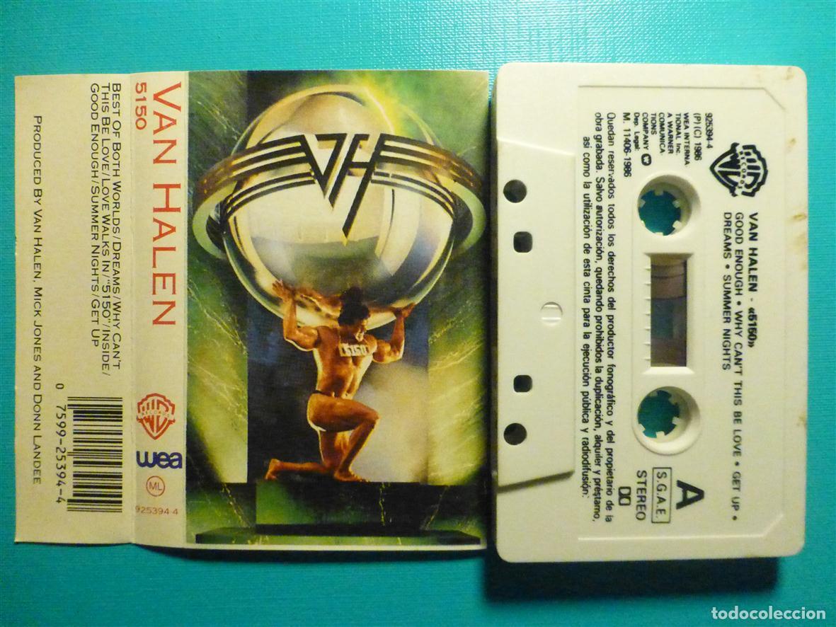 Casetes antiguos: Cinta Cassette, Casete - Van Halen - 5150 - Wea 1986 - Heavy Metal _ Rock Duro
