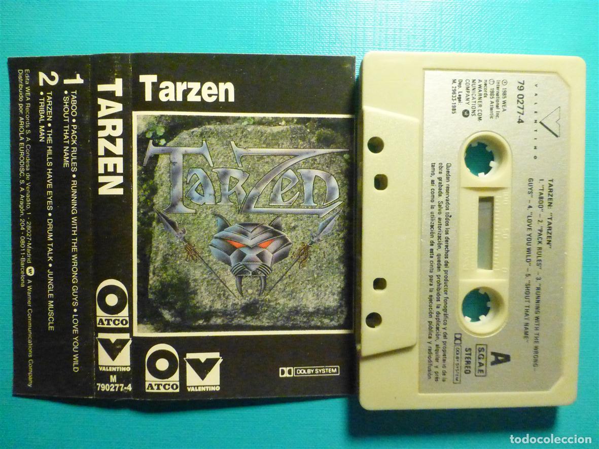 Casetes antiguos: Cinta Cassette, Casete - Tarzen - Valentino Wea 1985 - Peyronel / Salvador, Heavy Metal _ Rock Duro