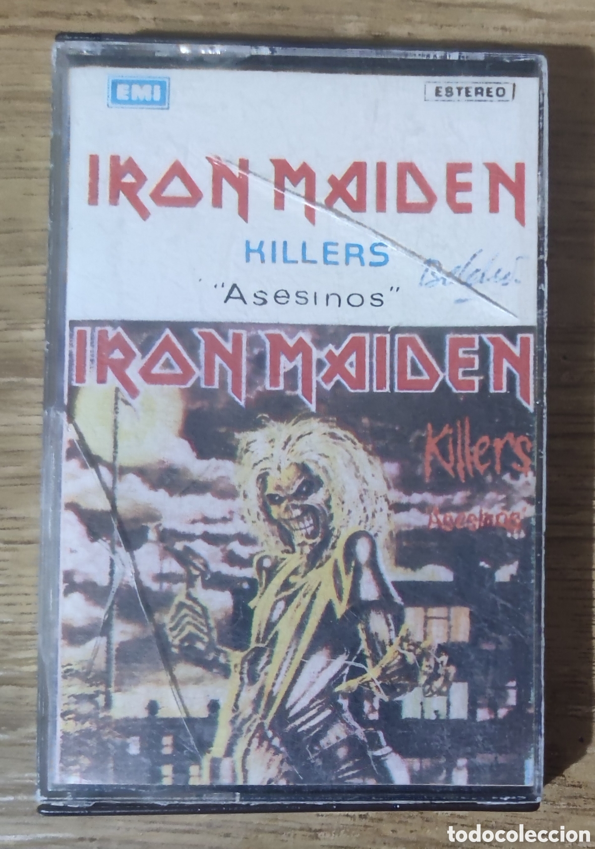 Casetes antiguos: Cassette Iron Maiden - Killers (1981) Edici&oacute;n espa&ntilde;ola