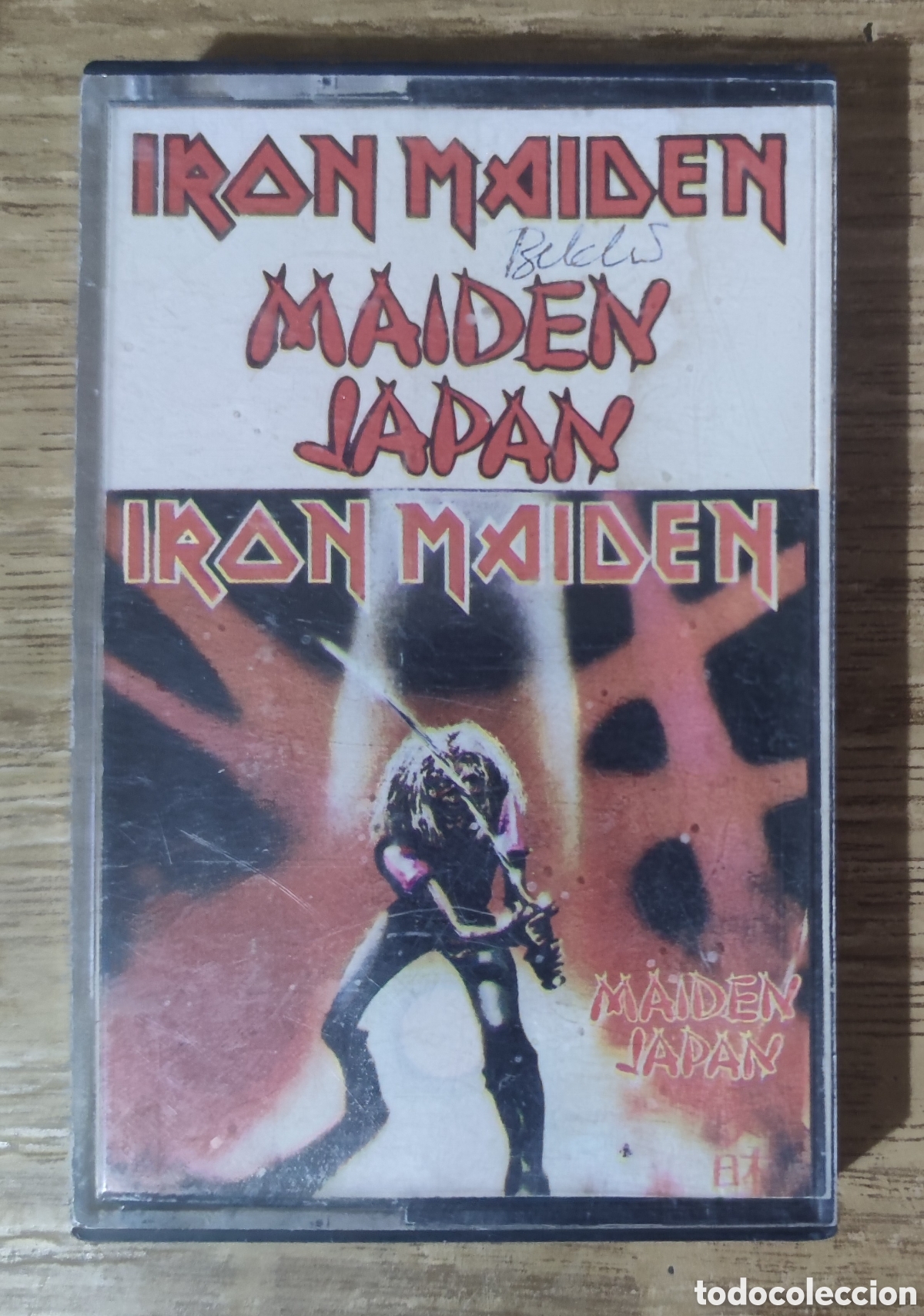 Casetes antiguos: Cassette Iron Maiden - Maiden Japan (1981) Edici&oacute;n espa&ntilde;ola