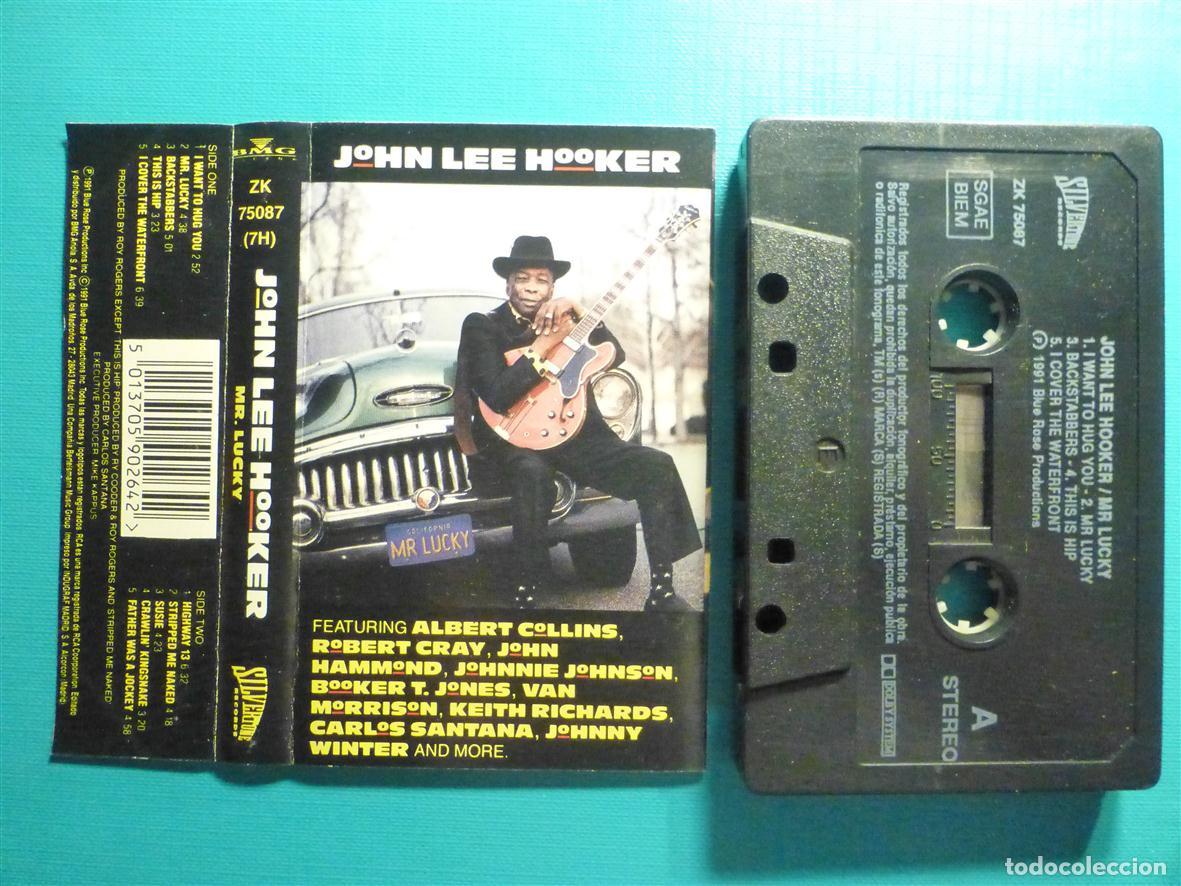 Casetes antiguos: Cinta Cassette, Casete - John Lee Hooker - Mr. Lucky - Silvertone 1991 - American Blues, Rock