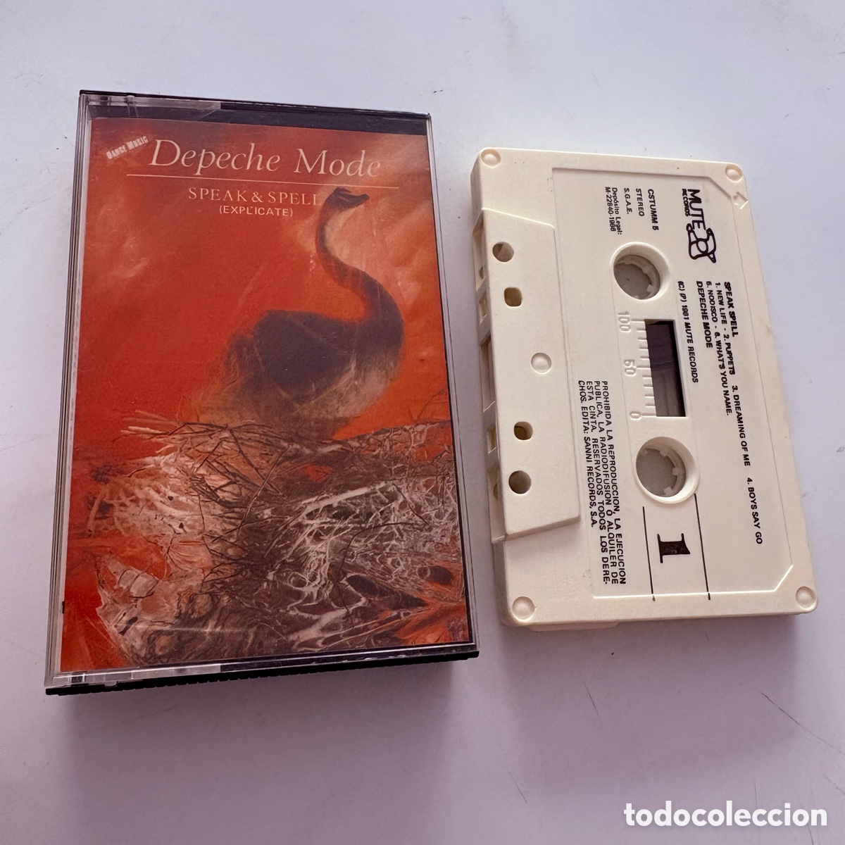 Casetes antiguos: cinta cassette Depeche Mode &ndash; Speak & Spell = Explicate edicion espa&ntilde;ola de 1986