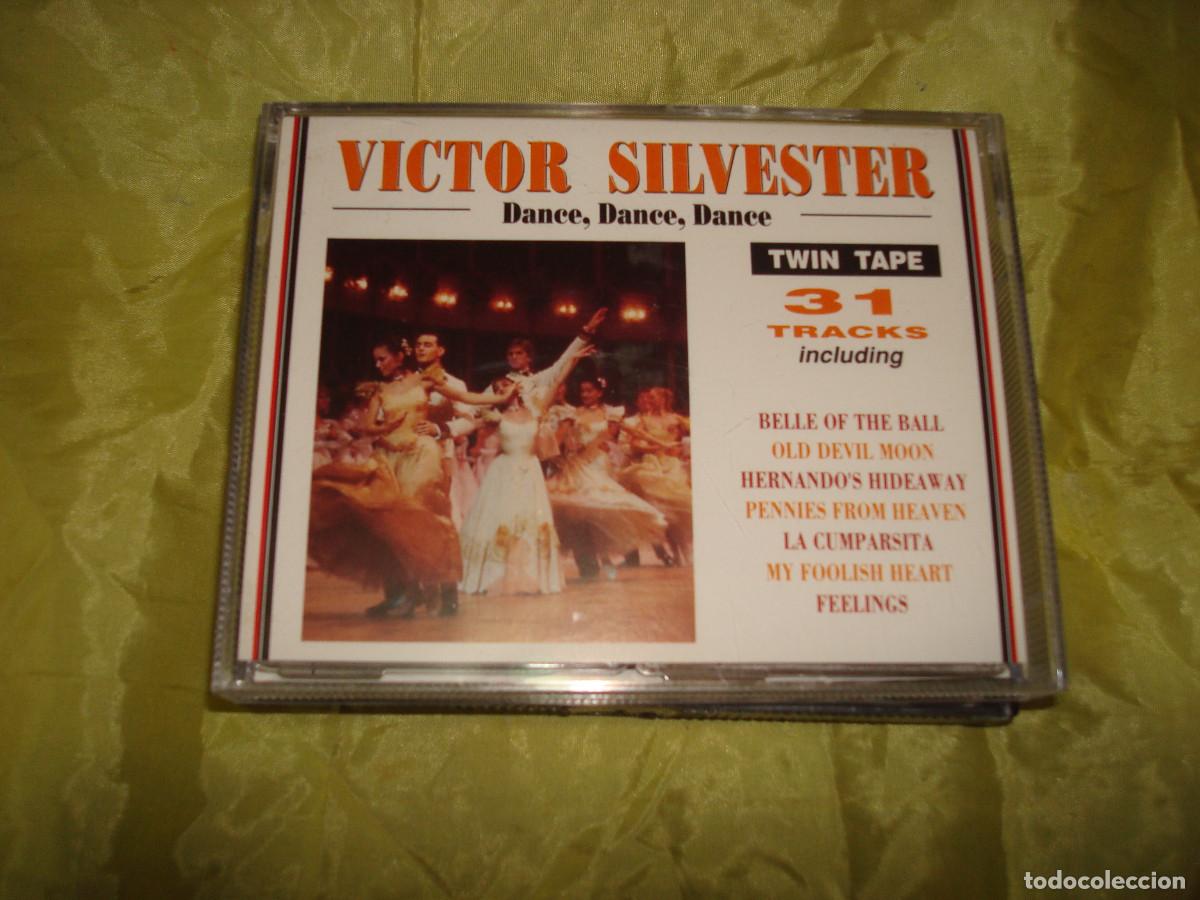 Casetes antiguos: VICTOR SILVESTER. DANCE, DANCE, DANCE. CAJA CON 2 CASETE&acute;S. CASTLE, 1992
