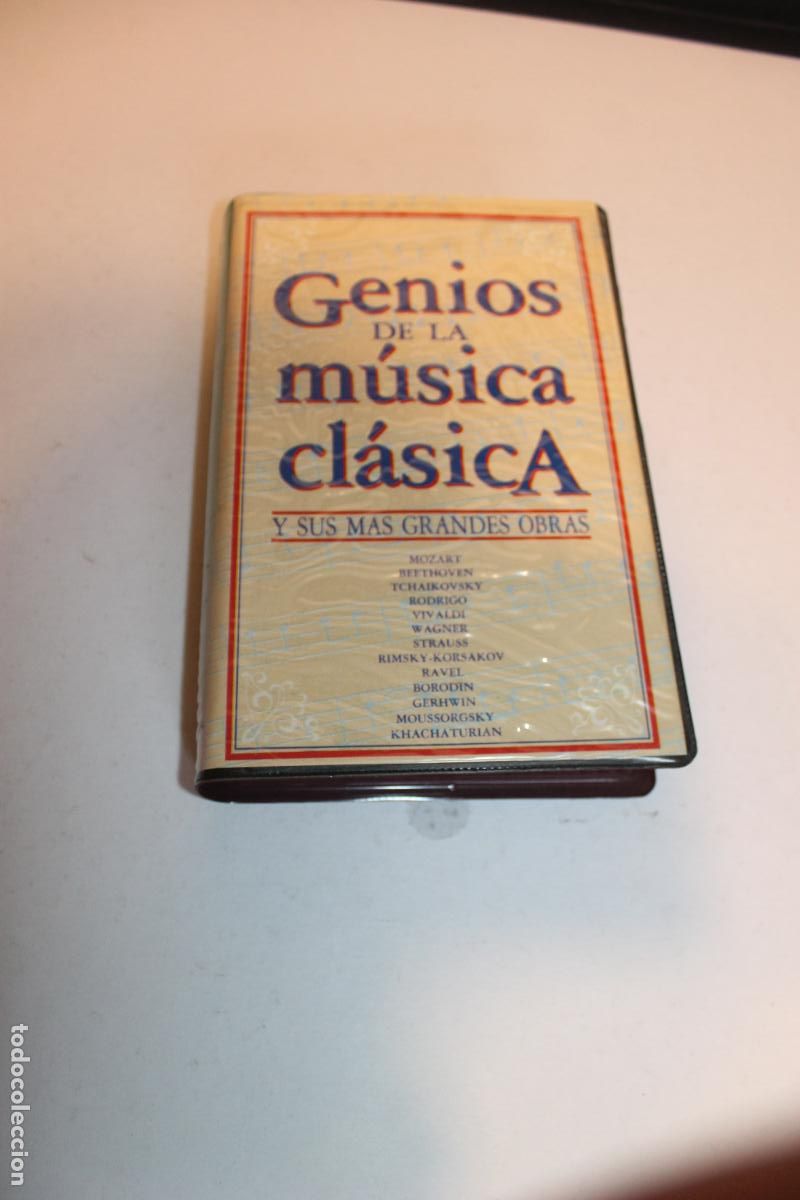 Casetes antiguos: Lote 4 Cassettes - Genios de la M&uacute;sica Cl&aacute;sica - Mozart, Beethoven, Tchaikovsky - Ed. Perfil / Divuc