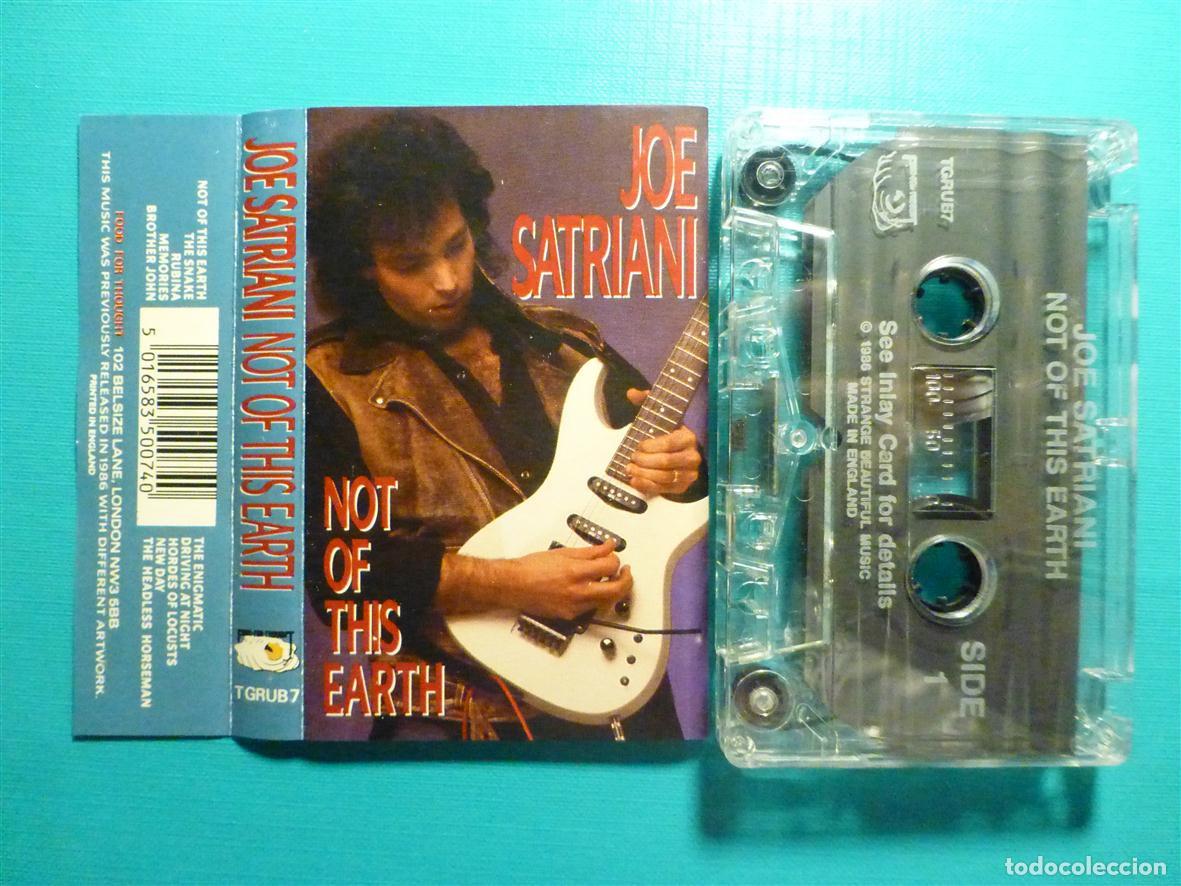 Casetes antiguos: Cinta Cassette, Casete - Joe Satriani - Not of this Earth - Strange Beatiful 1986, Heavy Metal, Hard