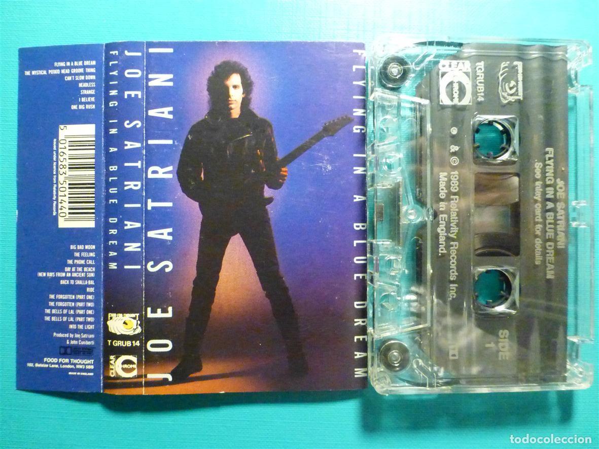 Casetes antiguos: Cinta Cassette, Casete - Joe Satriani - Flying in a Blue Dream - Relativity 1989, Heavy Metal, Hard