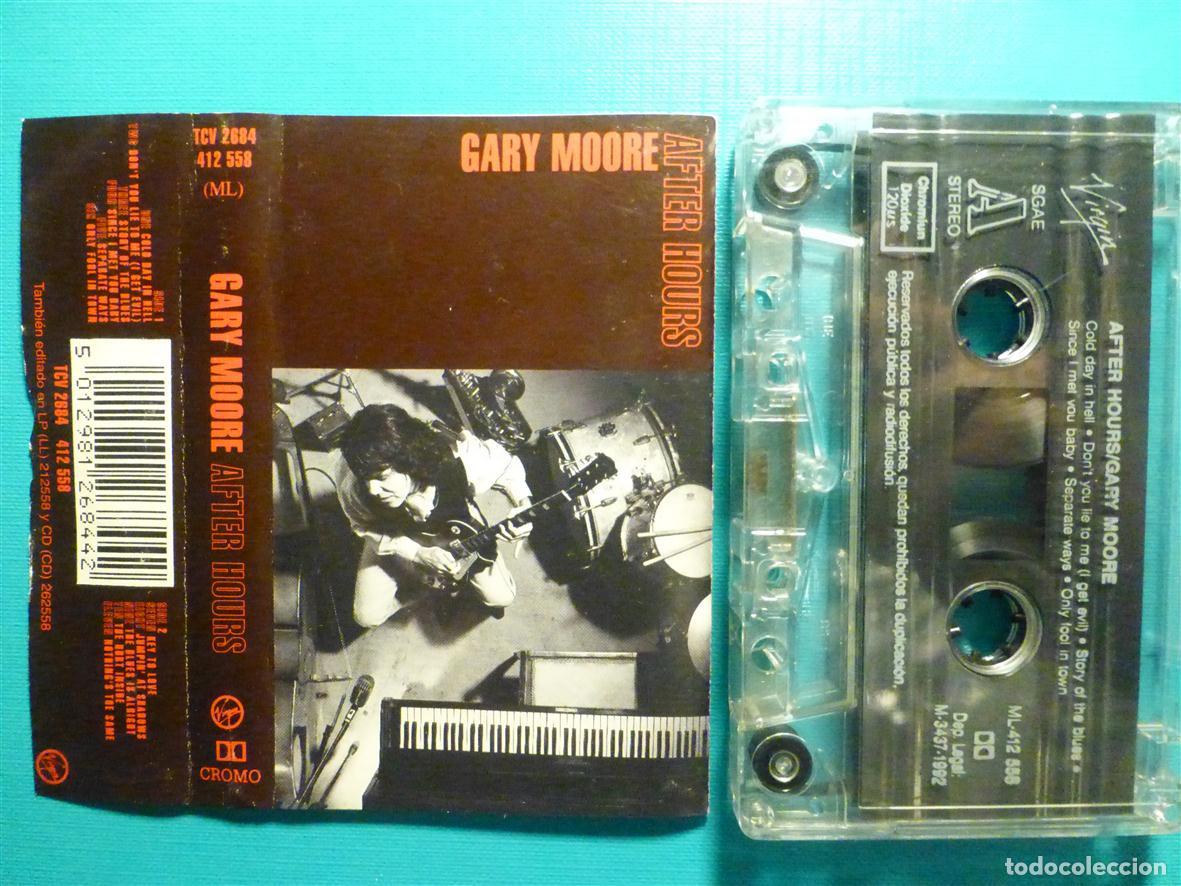 Casetes antiguos: Cinta Cassette, Casete - Gary Moore - Afther Hours - Virgin 1992 - Heavy Metal, Hard Rock Duro