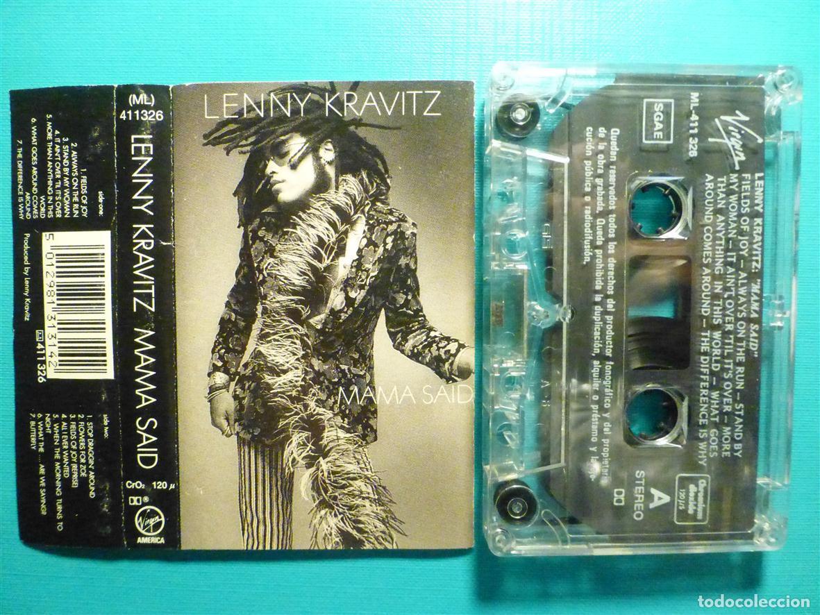 Casetes antiguos: Cinta Cassette, Casete - Lenny Kravitz - Mama Said - Virgin 1991 - Heavy Metal, Hard Rock Duro