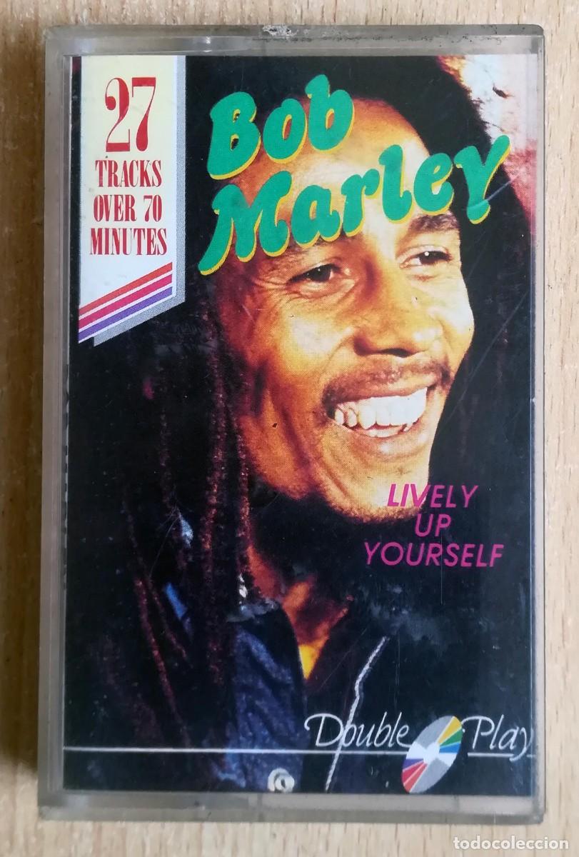 Casetes antiguos: Casete Bob Marley. Lively up yourself. Larga duraci&oacute;n. 72 minutos.