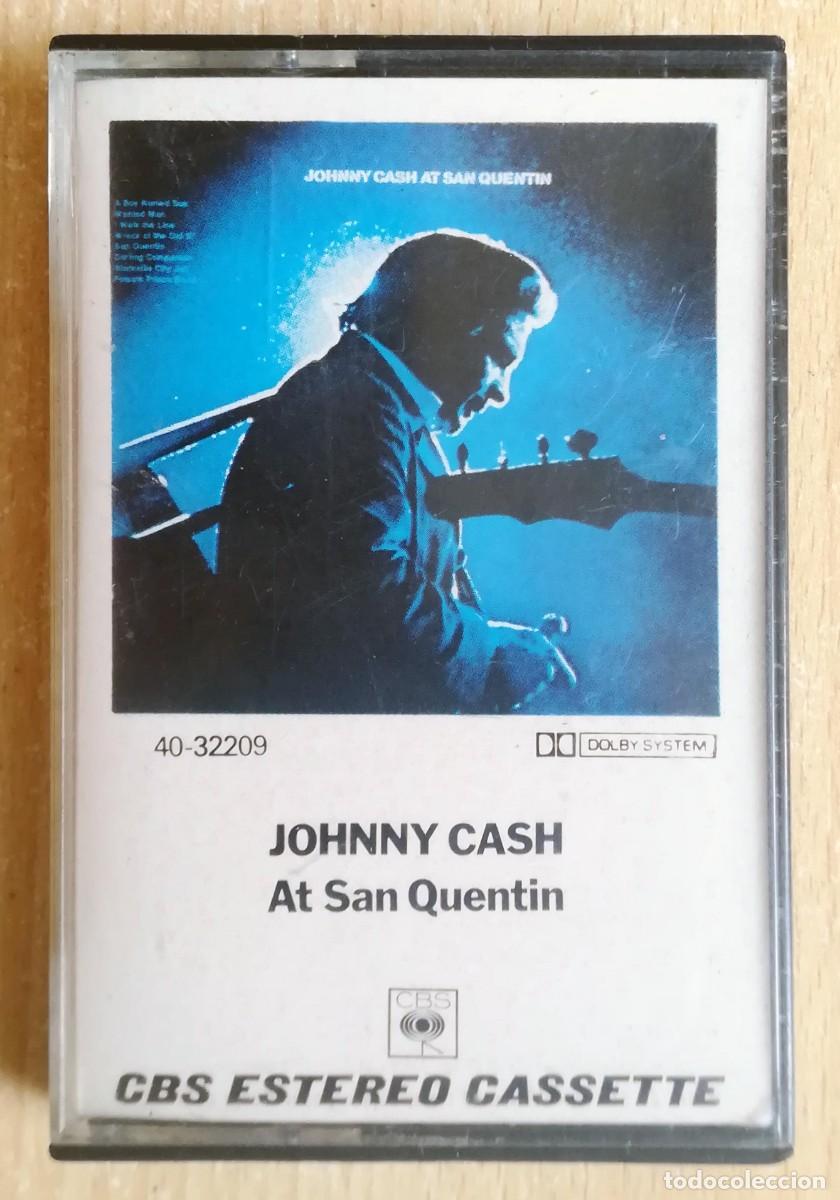 Casetes antiguos: Casete Johnny Cash At San Quentin.