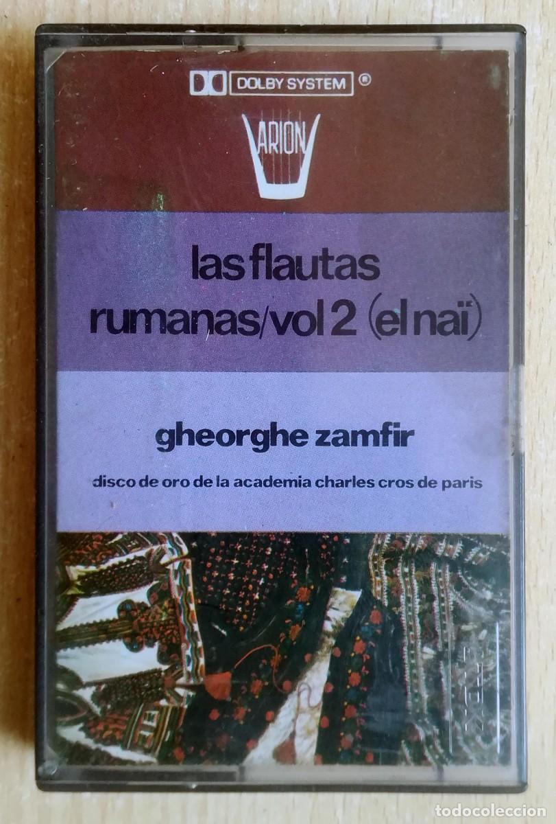 Casetes antiguos: Casete Gheorghe Zamfir. Las flautas rumanas Vol. 2 (El na&iuml;).