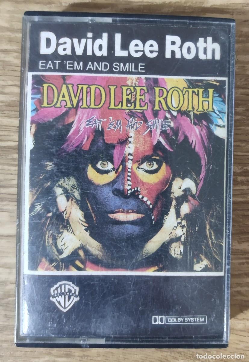 Casetes antiguos: Cassette David Lee Roth - Eat 'em And Smile (1986) ed. espa&ntilde;ola