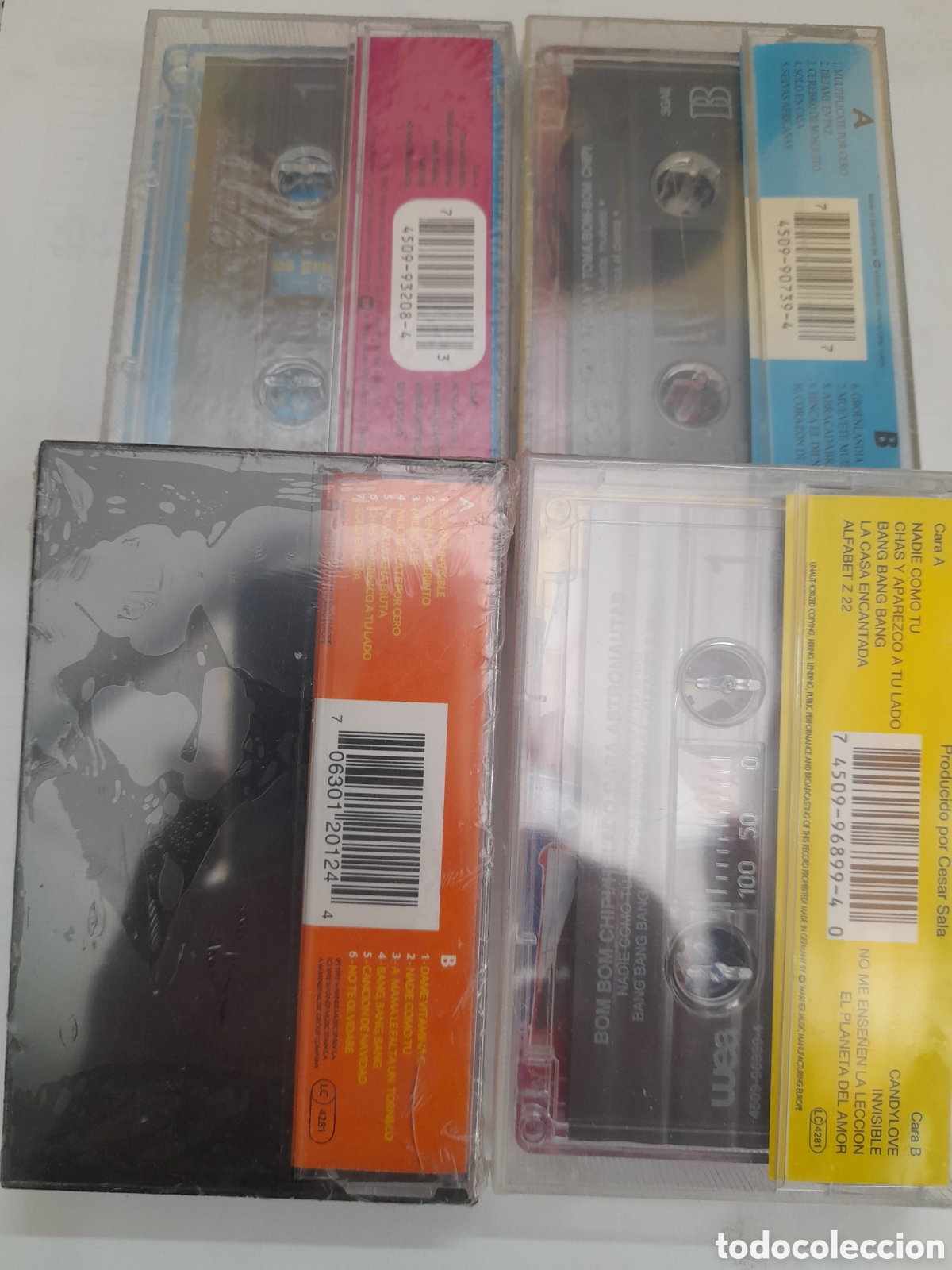 Casetes antiguos: BOM BOM CHIP. Pack 4 Casetes. - Foto 2
