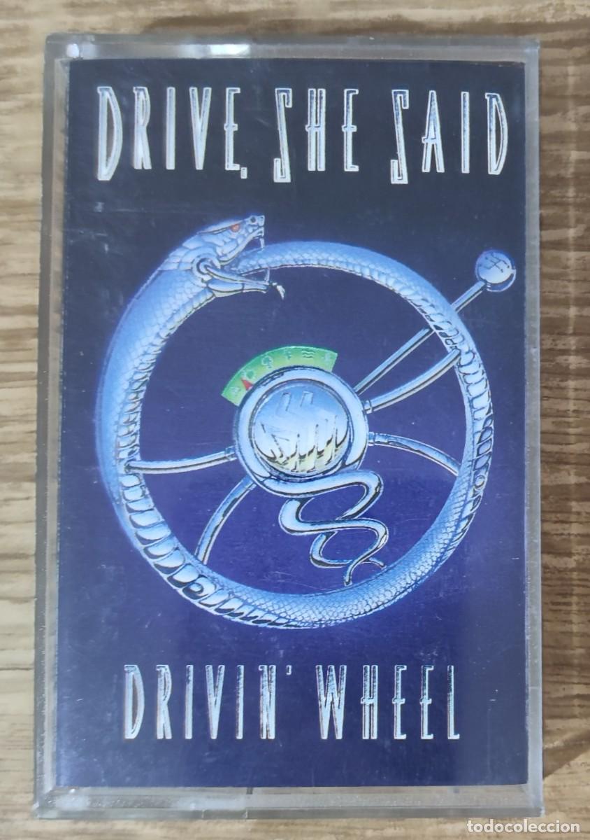Casetes antiguos: Cassette Drive, She Said - Drivin' Wheel (1991) edici&oacute;n UK