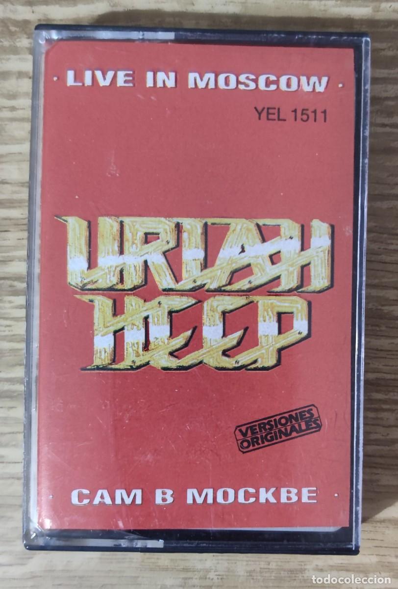 Casetes antiguos: Cassette Uriah Heep - Live In Moscow (1988) ed. espa&ntilde;ola