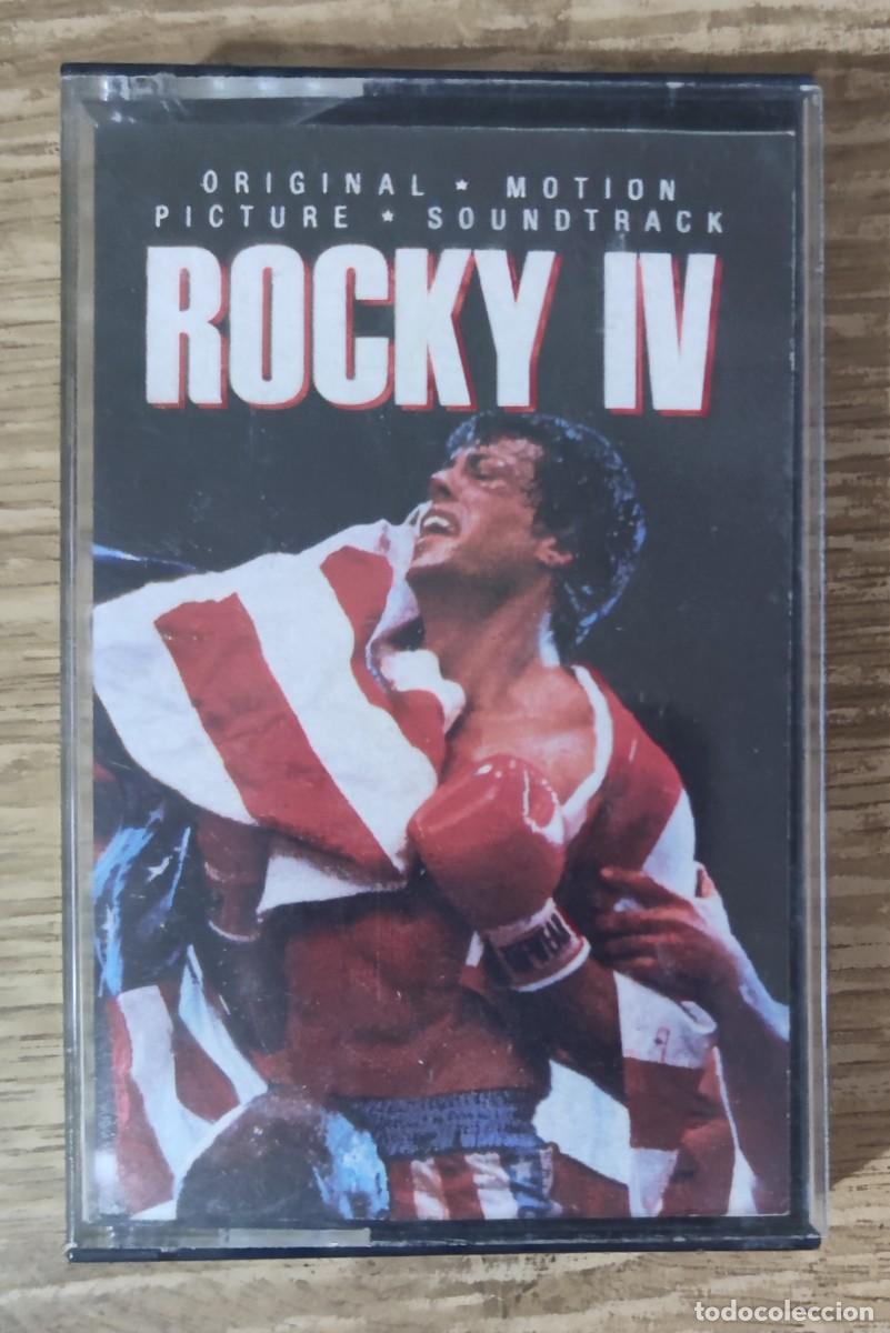 Casetes antiguos: Cassette Banda Sonora Rocky IV (1985) ed. espa&ntilde;ola