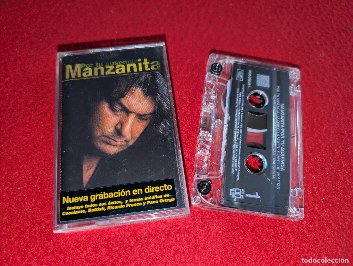 Casetes antiguos: MANZANITA Por tu ausencia DIRECTO LIVE K7 CASSETTE 1998 WEA RARO