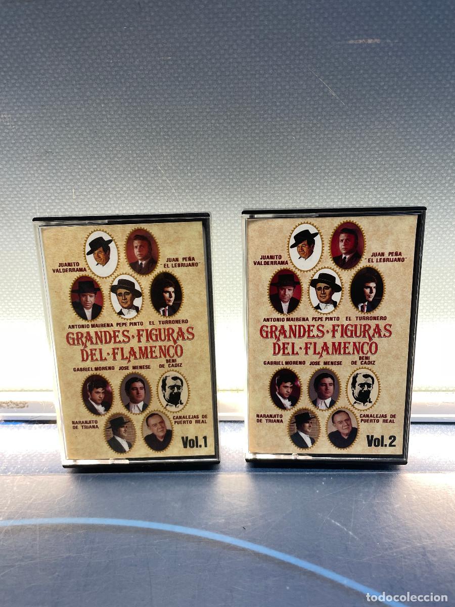Casetes antiguos: 2 CASETES DE FLAMENCO. GRANDES FIGURAS DEL FLAMENCO, VOL 1 Y 2. RCA