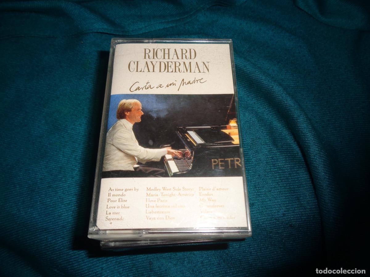 Casetes antiguos: RICHARD CLAYDERMAN. CARTA A MI MADRE. DELPHINE, 1991. CASETE