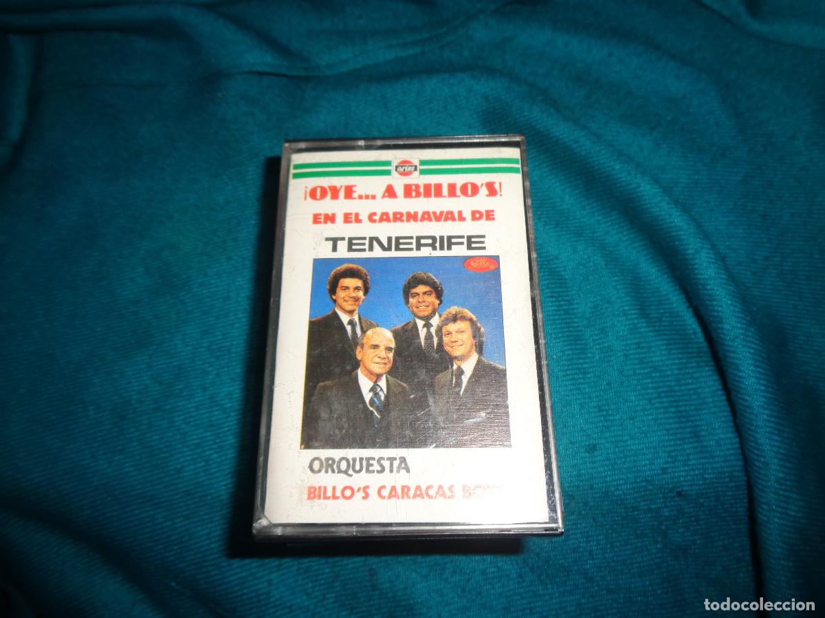 Casetes antiguos: ORQUESTA BILLO&acute;S CARACAS BOYS. &iexcl;OYE..A BILLO&acute;S &iexcl; EN EL CARNAVAL DE TENERIFE. A S, 1986. CASETE
