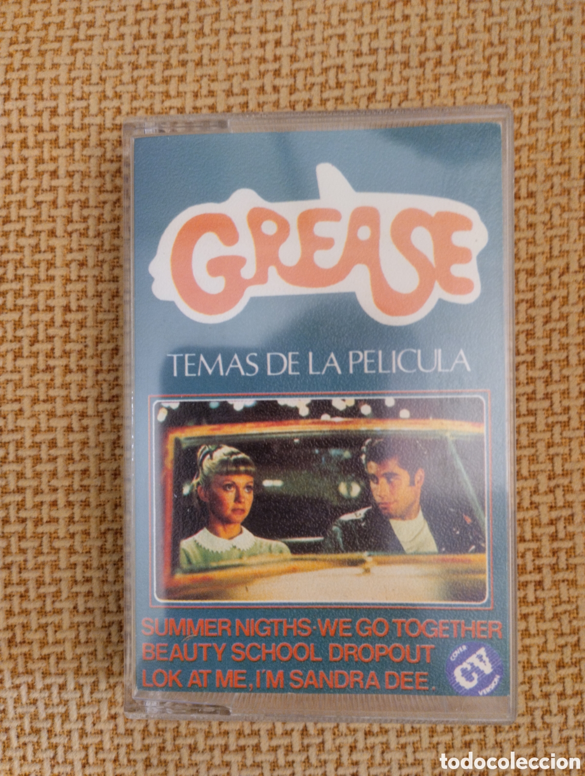 Casetes antiguos: Cinta casete antigua Grease - Foto 1